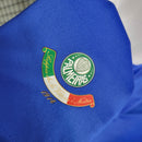 Camisa Palmeiras Manga Longa 2014/15 - Adidas Retrô Masculina - Azul/Branca