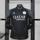 Camisa PSG Edição Especial 2025/26 - Jordan Jogador Masculina - Preta/Branca