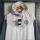 Jaqueta Corta Vento Chelsea Nike - Branca/Azul