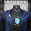 Camisa Brasil Away 2026/27 - Jordan Jogador Masculina - Azul/Preta