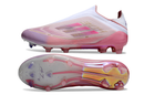 Chuteira Campo Adidas F50 - Lamine Yamal - Branca/Rosa