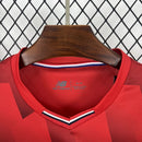 Camisa Pronta Entrega Lille Home 2025/26 - New Balace Torcedor Masculina - Vermelha/Branca