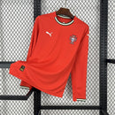 Camisa Manga Longa Seleção Portugal Home 2025/26 - Puma Torcedor Masculina - Vermelha