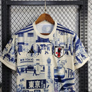 Camisa Seleção Japão Edição Tokyo 2024/25 - Adidas Torcedor Masculina - Branca/Azul
