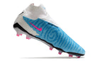 Chuteira Campo Nike Phantom GX Elite - Branca/Azul