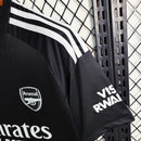 Camisa Arsenal Goleiro 2023/24 - Adidas Torcedor Masculina - Preta/Branca