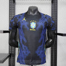 Camisa Pronta Entrega Brasil Away 2026/27 - Jordan Jogador Masculina - Azul/Preta