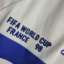 Camisa Seleção França Away 1998/99 - Adidas Retrô Masculina - Branca/Azul