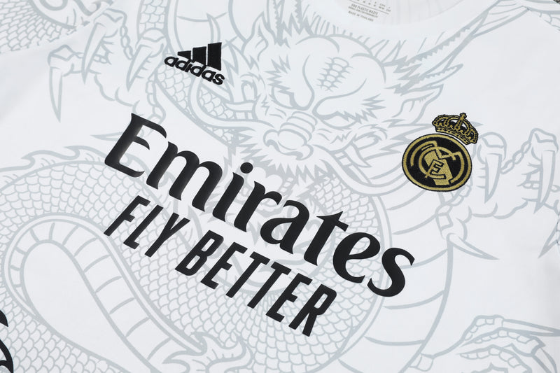 Kit Treino (Camisa + Shorts) - Real Madrid 2024/25 Dragon