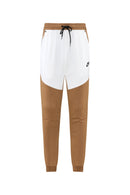 Kit Conjunto Nike Tech Fleece - Jaqueta e Calça- Caramelo/Branca