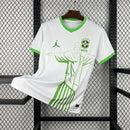 Camisa Seleção Brasil Edição Especial 2026/27 - Jordan Torcedor Masculina - Branca/Verde