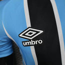 Camisa Grémio Home 2025/26 - Umbro Jogador Masculina - Azul/Preta