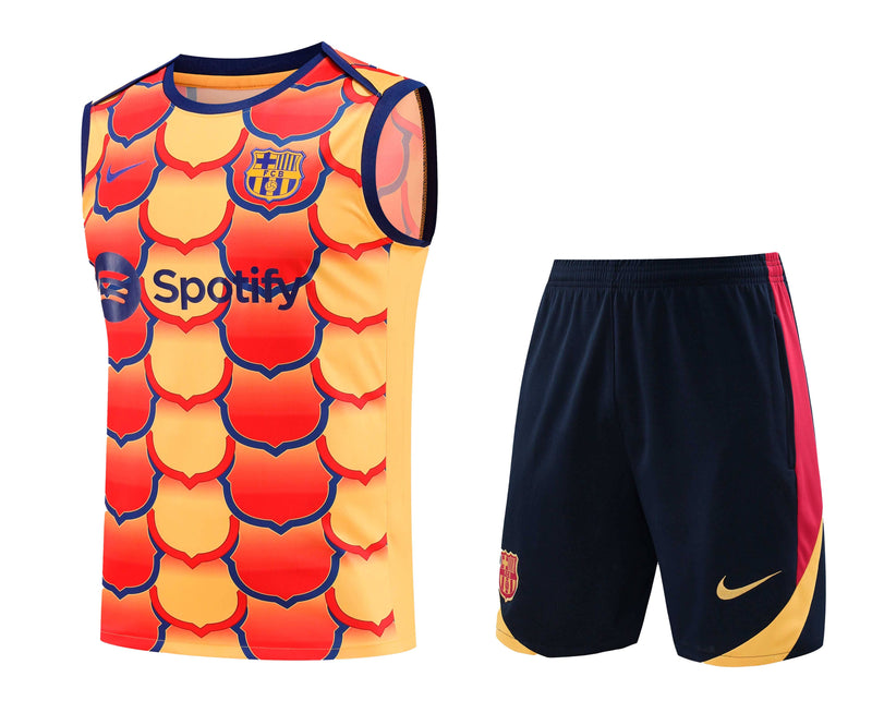 Kit Treino (Camisa + Shorts) - Barcelona 2024/25