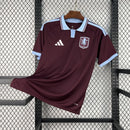 Camisa Aston Villa Home 2026/27 - Adidas Torcedor Masculina - Bordo/Azul