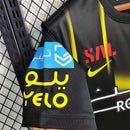 Camisa Al-Ittihad Third 2023/24 - Nike Torcedor Masculina - Preta/Amarela