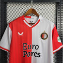 Camisa Feyennord Home 2023/24 - Castore Torcedor Masculina - Branca/Vermelha