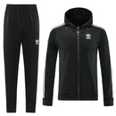 Kit Conjunto Adidas Tech Fleece - Jaqueta e Calça- Preta/Branca