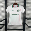 Camisa Palmeiras Away 2026/27 - Puma Torcedor Feminina - Branca/Verde