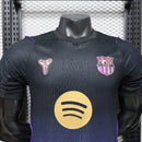 Camisa Barcelona Away 2026/27 - Jogador Masculina - Preta/Roxa