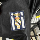 Camisa Manga Longa Real Madrid Away 1998/99 - Adidas Retrô Masculina - Preta/Amarela