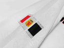 Camisa Manga Longa Manchester United Away 1998/99 - Umbro Retrô Masculina - Branca/Preta