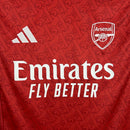 Camisa Arsenal Home 2025/26 - Adidas Torcedor Masculina - Vermelha/Branca