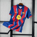 Camisa Barcelona 2025/26 - Nike Torcedor Masculina - Vermelha/Azul