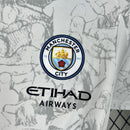 Camisa Manchester City Away 2025/26 - Puma Torcedor Masculina - Branca/Vermelha