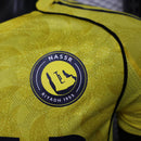 Camisa Al-Nassr Home 2025/26 - Adidas Jogador Masculina - Amarela/Azul
