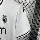 Camisa Mônaco Away 2025/26 - Mizuno Torcedor Masculina - Branca/Preta