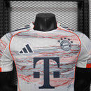 Camisa Bayern de Munique Away 2025/26 - Adidas Jogador Masculina - Branca/Marrom