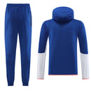 Kit Conjunto Nike Tech Fleece - Jaqueta e Calça- Azul/Branca