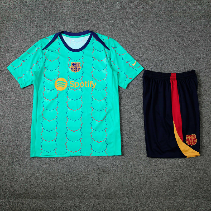 Kit Treino (Camisa + Shorts) - Barcelona 2024/25