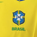 Camisa Pronta Entrega Brasil Home 2025/26 - Nike Torcedor Masculina - Amarela/Verde