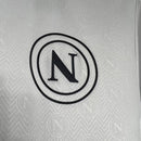 Camisa Napoli Away 2024/25 - EA7 Torcedor Masculina - Branca/Preta
