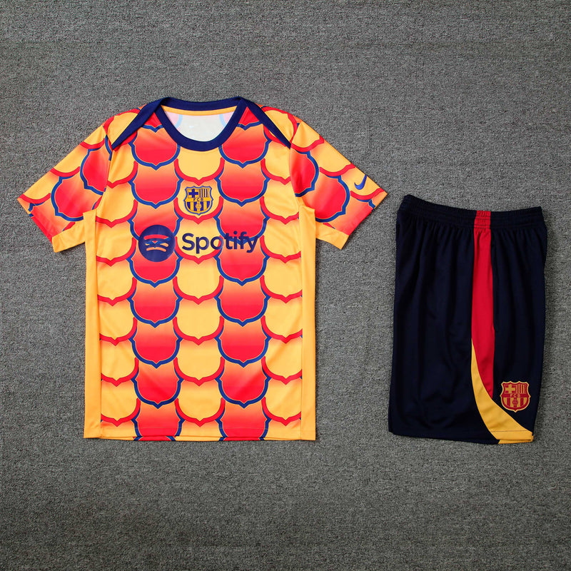 Kit Treino (Camisa + Shorts) - Barcelona 2024/25