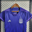 Camisa Seleção Argentina Away 2022/23 - Adidas Torcedor Feminina - Azul/Roxa