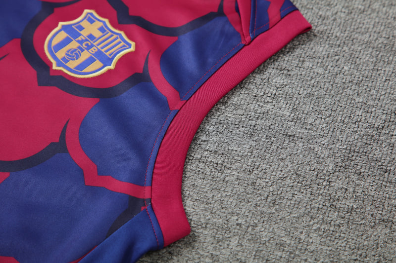 Kit Treino (Regata + Shorts) - Barcelona 2024/25