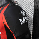 Camisa AC Milan Home 2025/26 - Puma Jogador Masculina - Preta/Vermelha