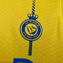 Camisa Al-Nassr Home 2023/24 - Nike Torcedor Feminina - Amarela/Azul