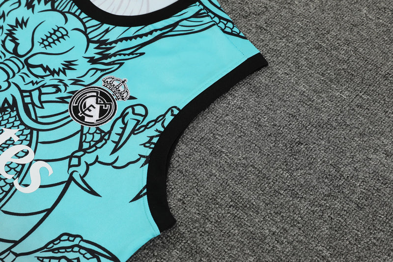 Kit Treino (Regata + Shorts) - Real Madrid 2024/25 Dragon