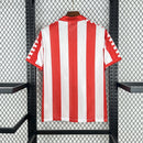 Camisa Atlético de Madrid Home 1982/83 - Retrô Masculina - Vermelha/Branca