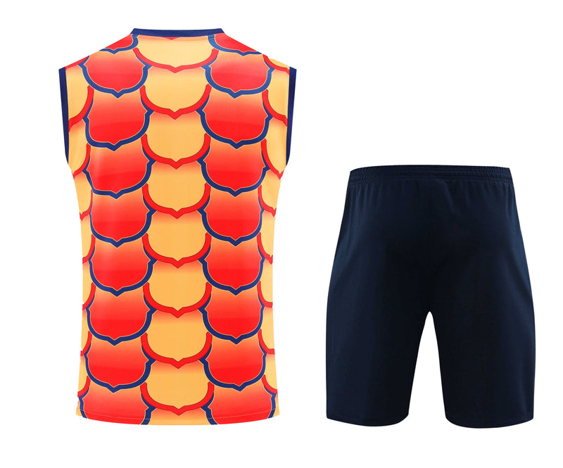 Kit Treino (Camisa + Shorts) - Barcelona 2024/25