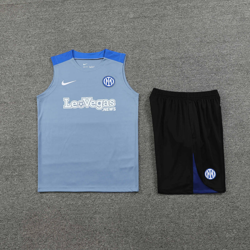 Kit Treino (Regata + Shorts) - Inter de Milão 2024/25