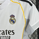 Camisa Real Madrid Home 2025/26 - Adidas Torcedor Feminina - Branca/Preta
