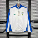 Jaqueta Corta Vento Seleção Brasil Nike - Branca/Azul