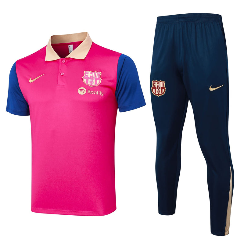 Kit Treino (Camisa + Calça) - Barcelona 2024/25