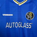 Camisa Chelsea Home 1997/99 - Umbro Retrô Masculina - Azul/Branca