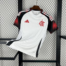 Camisa Flamengo Away 2025/26 - Adidas Torcedor Masculina - Branca/Preta