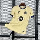 Camisa Barcelona Away 2025/26 - Nike Torcedor Masculina - Bege/Azul